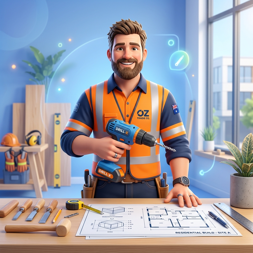 Tradie Illustration